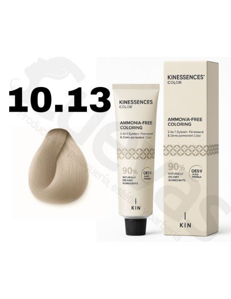 Kinessences Tinte Sin Amoniaco 10.13 Rubio Platino Ceniza Dorado 100 Ml