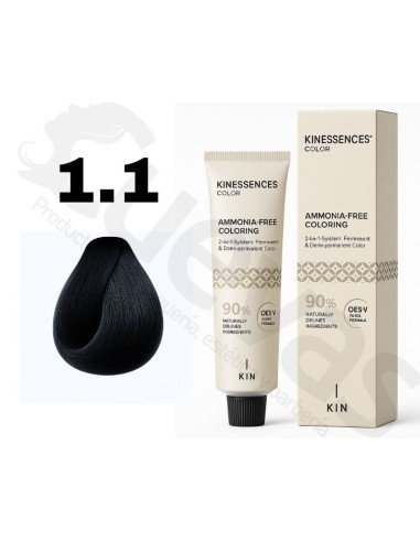 Kinessences Tinte Sin Amoniaco 1.1 Negro Azulado 100 Ml