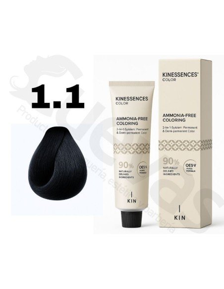 Kinessences Tinte Sin Amoniaco 1.1 Negro Azulado 100 Ml