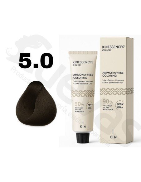 Kinessences Tinte Sin Amoniaco 5.0 Castaño Claro 100 Ml