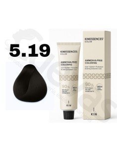 Kinessences Tinte Sin Amoniaco 5.19 Castaño Claro Ceniza Azulado 100 Ml