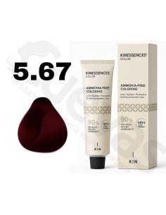 Kinessences Tinte Sin Amoniaco 5.67 Castaño Claro Rojo Violeta 100 Ml