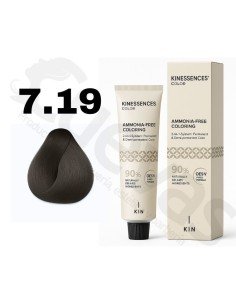 Kinessences Tinte Sin Amoniaco 7.19 Rubio Medio Ceniza Malva 100 Ml