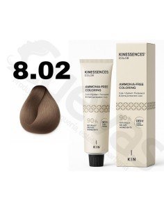 Kinessences Tinte Sin Amoniaco 8.02 Rubio Claro Natural Irisado 100 Ml
