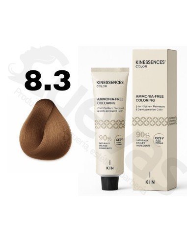 Kinessences Tinte Sin Amoniaco 8.3 Rubio Claro Dorado 100 Ml