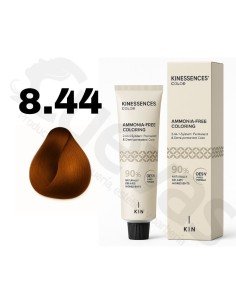 Kinessences Tinte Sin Amoniaco 8.44 Rubio Claro Cobre Intenso 100 Ml