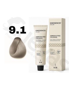Kinessences Tinte Sin Amoniaco 9.1 Rubio Muy Claro Ceniza 100 Ml