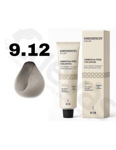 Kinessences Tinte Sin Amoniaco 9.12 Rubio Muy Claro Ceniza Irisado 100 Ml