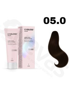Kingloss Tinte Sin Amoniaco 05.0 Castaño Claro 50 Ml