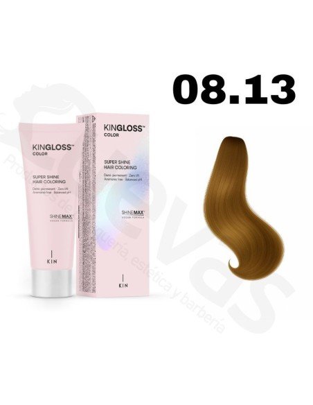 Kingloss Tinte Sin Amoniaco 08.13 50 Ml