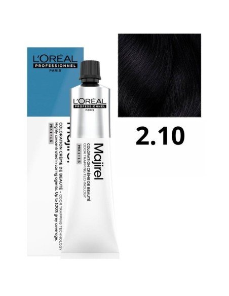 L'oreal Professionnel Majirel - Nº 2.10 Moreno Oscuro Ceniza Intenso - 50 Ml