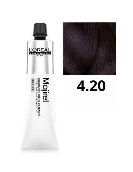 L'oreal Professionnel Majirouge - Nº 4.20 Castaño Violin Intenso - 50 Ml