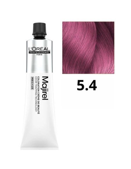L'oreal Tinte Majirel – Nº 5.4 Castaño Claro Cobrizo – 50 Ml