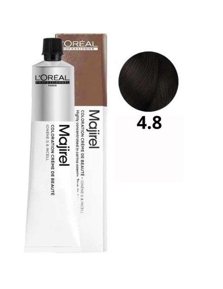 L'oreal Professionnel Majirel - Nº 4.8 Castaño Moka - 50 Ml