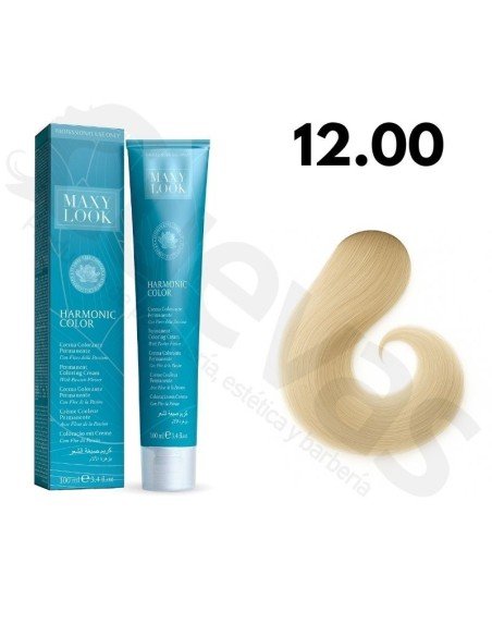 Tinte Maxylook 12.00 Rubio Natural Super Aclarante 100 Ml