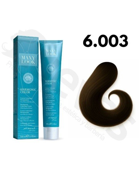 Tinte Maxylook 6.003 Rubio Oscuro Natural Cálido 100 Ml