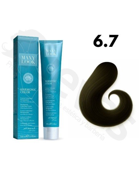 Tinte Maxylook 6.7 Rubio Oscuro Oliva 100 Ml