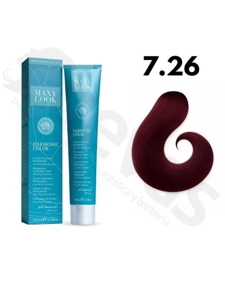 Tinte Maxylook 7.26 Rubio Violeta Rojizo 100 Ml