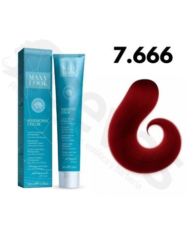 Tinte Maxylook 7.666 Rubio Rojizo Extra 100 Ml