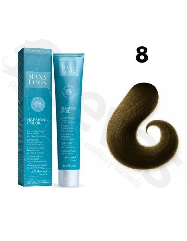 Tinte Maxylook 8 Rubio Claro 100 Ml