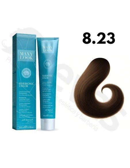 Tinte Maxylook 8.23 Rubio Claro Tabaco 100 Ml