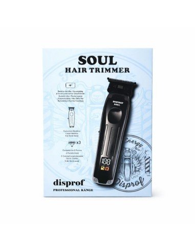 Disprof Soul Hair Trimmer Máquina Trimmer Patillera Profesional Inalámbrica Con Pantalla Digital
