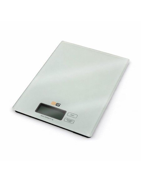 Báscula Electrónica Digital 5 Kg 1 G Superficie De Cristal Asuer