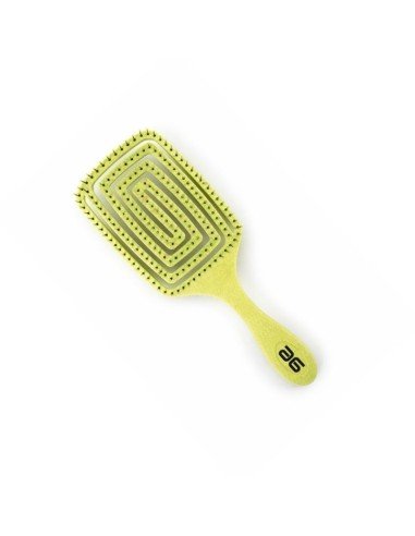 Cepillo Eco Biodegradable Pala Cuadrada Grande Verde Asuer
