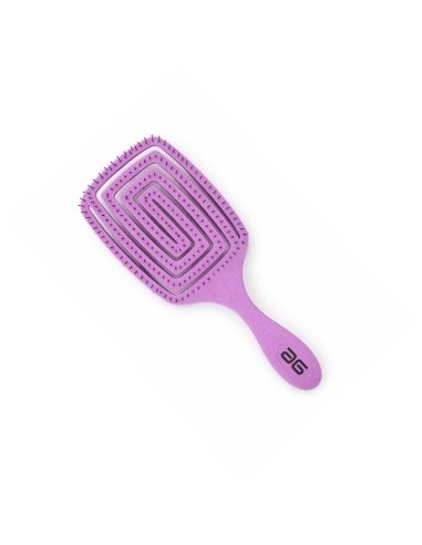 Cepillo Eco Biodegradable Pala Cuadrada Grande Violeta Asuer