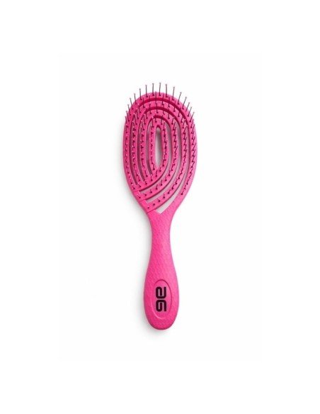 Cepillo Desenredante Eco Biodegradable Oval Rosa Asuer