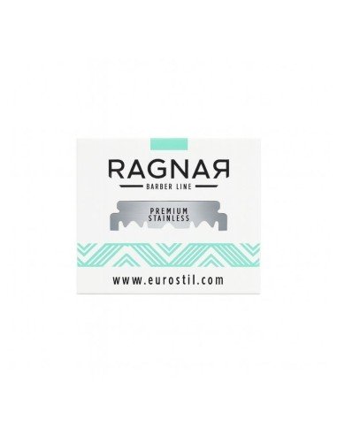 Ragnar Cuchillas Afeitar Partidas Media Hoja Platino 100 Uds