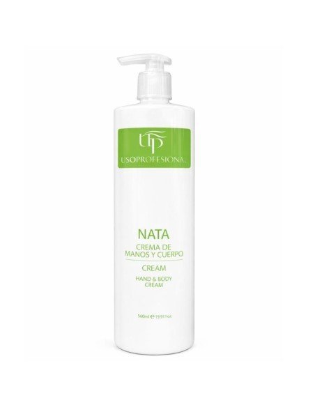 Uso Profesional Crema De Manos Y Cuerpo Nata 500 Ml Con Dosificador