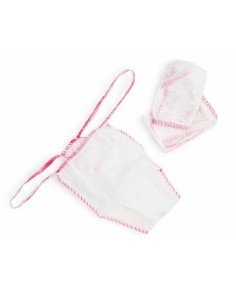 Uso Profesional Tanga Desechable Señora Blanco Unidad Envasado Individual