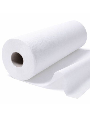 Uso Profesional Rollo Camilla De Celulosa Plastificado 2 Capas Precorte 40 Cm