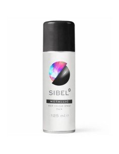 Sibel Spray Color Metal Negro 125 Ml Efecto Metálico