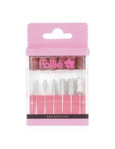 Pollie Fresas Kit 6 Unidades Para Torno De Manicura Y Pedicura
