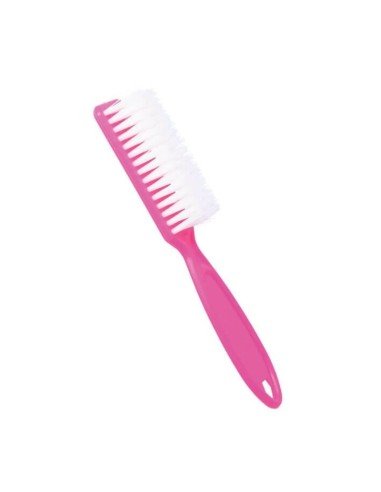 Pollie Cepillo Uñas Rosa Con Mango Profesional