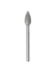 Pollié Fresa De Diamante Cilíndrica Forma Pera Para Torno Manicura Y Pedicura
