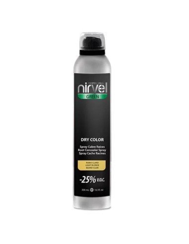 Nirvel Dry Color Spray Cubre Raíces Rubio Claro 300 Ml