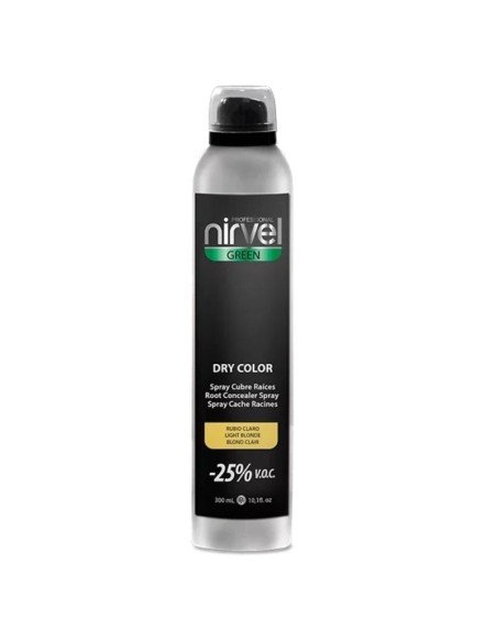 Nirvel Dry Color Spray Cubre Raíces Rubio Claro 300 Ml