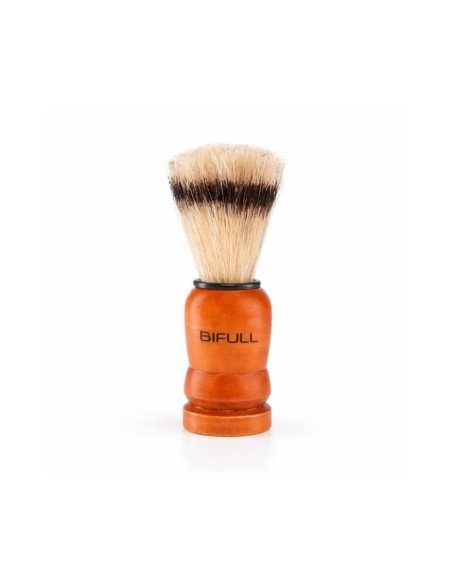 Brocha De Afeitar Mango Madera Pelo De Caballo 10 Cm Bifull