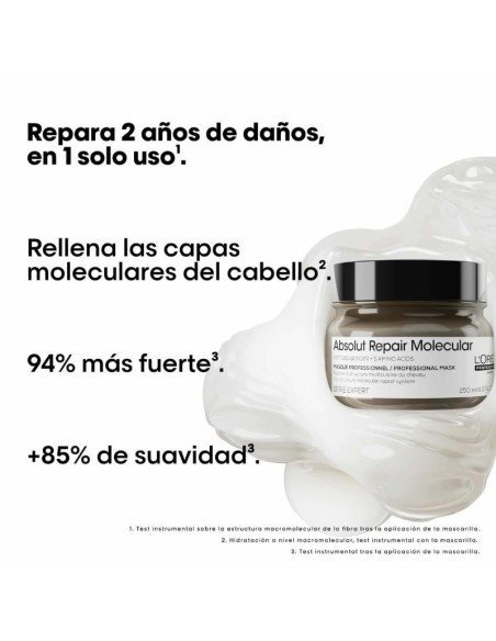 Mascarilla Absolut Repair Molecular Reparadora Cabello Dañado 500 Ml Loreal