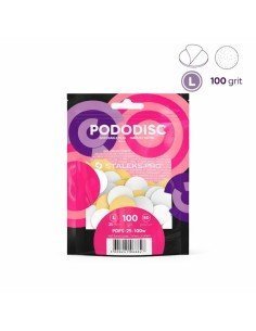 Recambio Con Espuma Pododisc Pro L 25 Mm Grano 100 50 Unidades Staleks