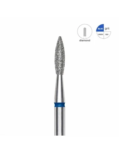 Fresa Diamante Llama Azul 2