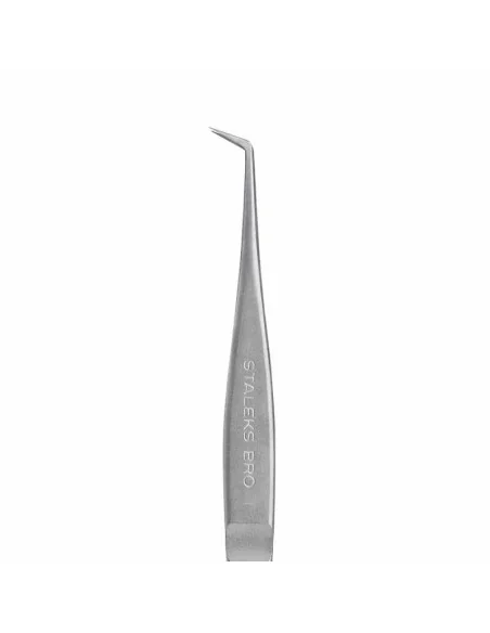 Pinza Profesional Extensiones De Pestañas Expert 40 Type 2 Forma L 70° Staleks
