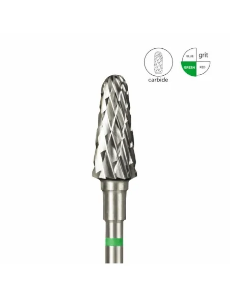 Fresa De Carburo Cono 6 Mm Parte De Trabajo 14 Mm Rotación Izquierda Para Torno Staleks