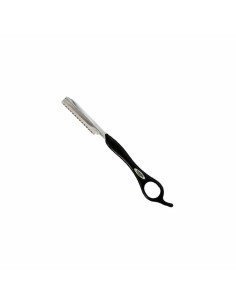 Navaja De Corte Y Desfilado Con Hoja Recambiable Styling Razor Negra 186 Mm Feather