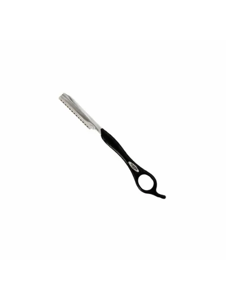 Navaja De Corte Y Desfilado Con Hoja Recambiable Styling Razor Negra 186 Mm Feather