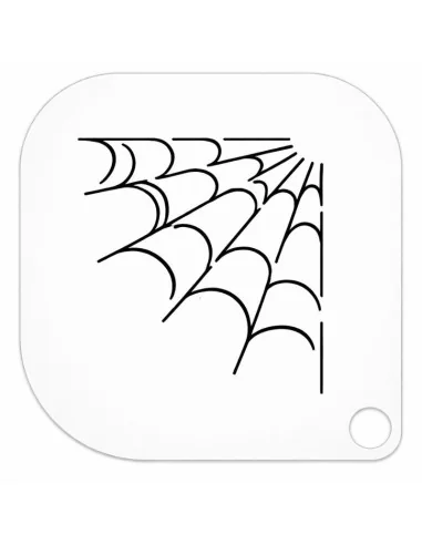 Plantilla Stencil Tela De Araña 74 A5 Grimas