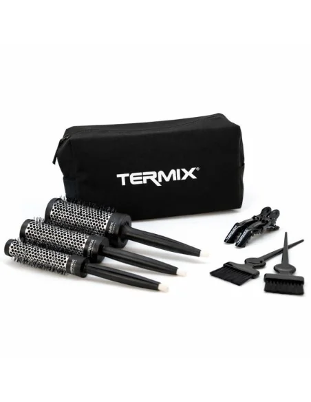Pack 5 Cepillos Térmicos Profesionales Con Paletinas Y Pinzas 17 23 28 32 43 Mm Termix